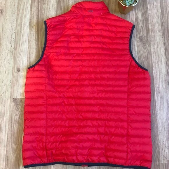 Eddie Bauer Microlight Down Vest Red EB650 Fill Men’s SIZE MED - Picture 9 of 9